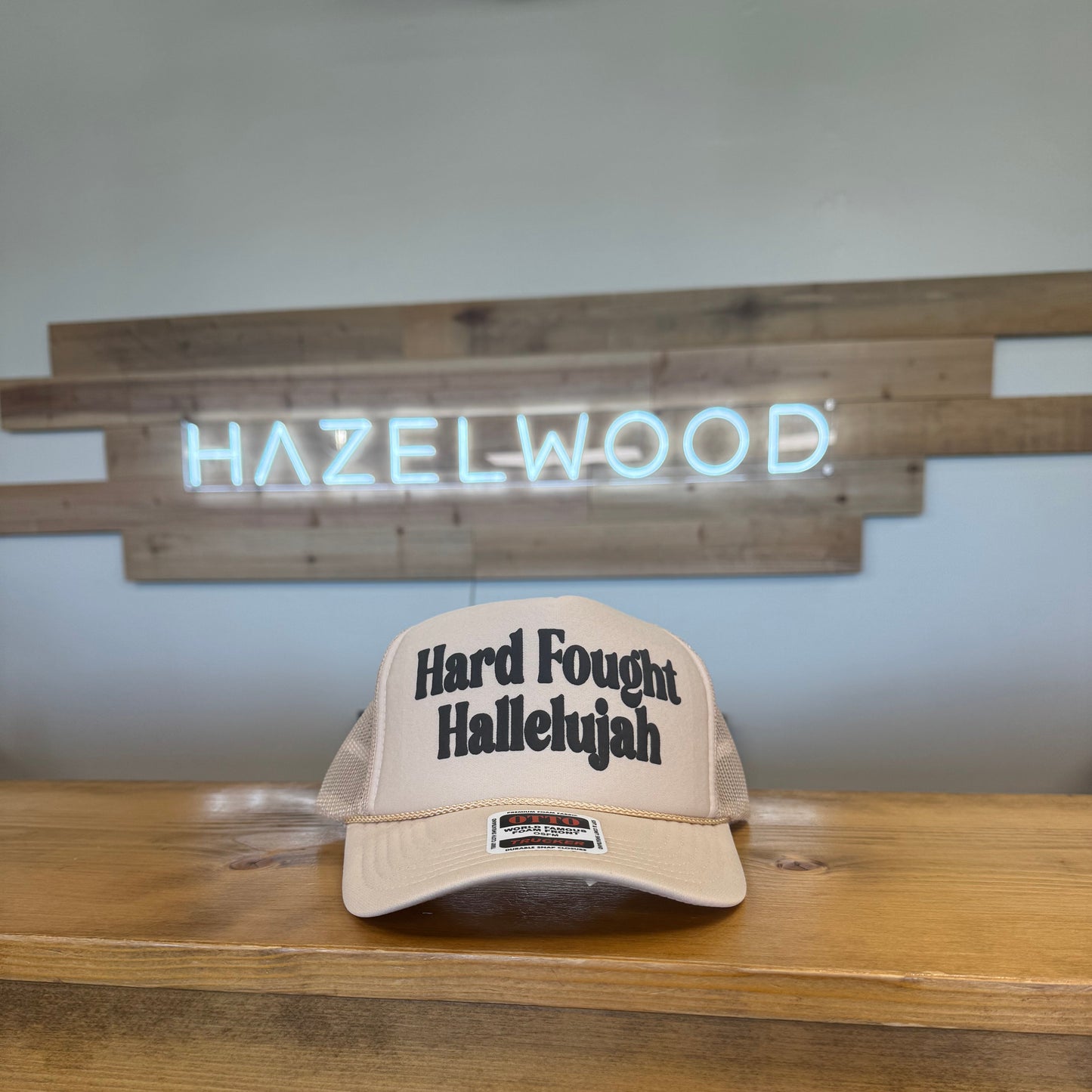 Hard Fought Hallelujah Trucker Hat