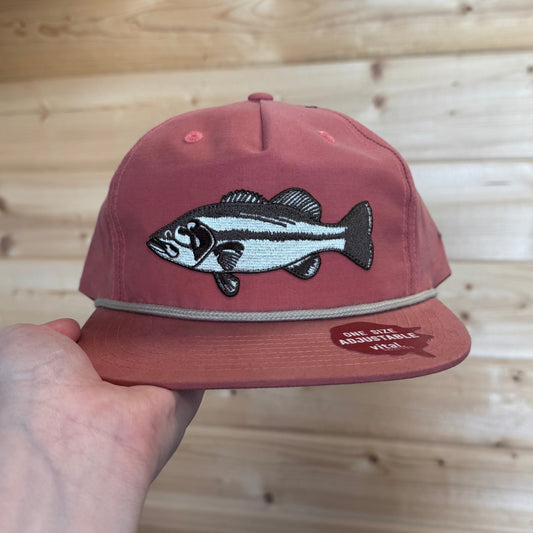 Bass Fish Patch Snap Back