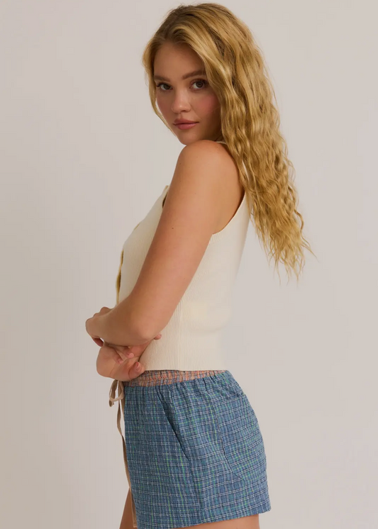 Sleeveless Button Down