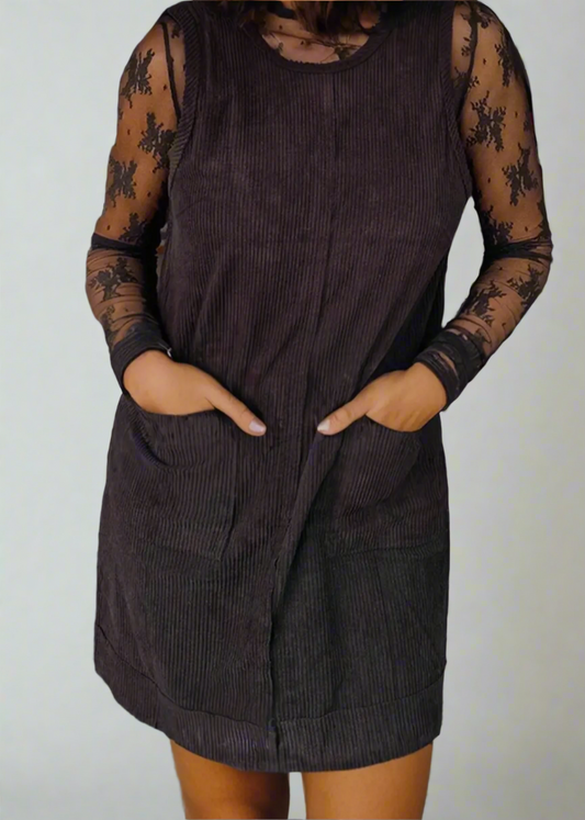 Corduroy Mini Dress