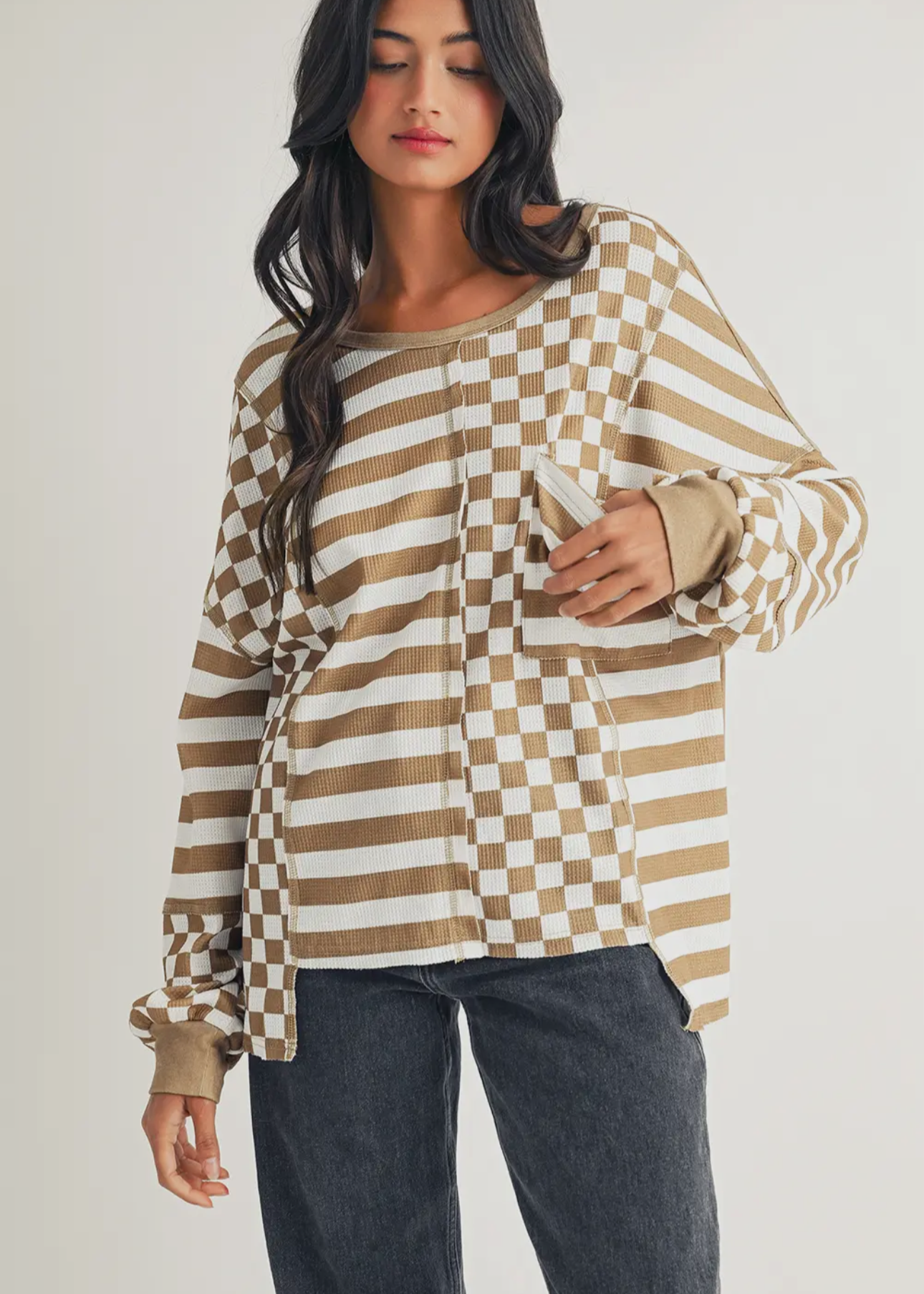 Checkerboard Striped