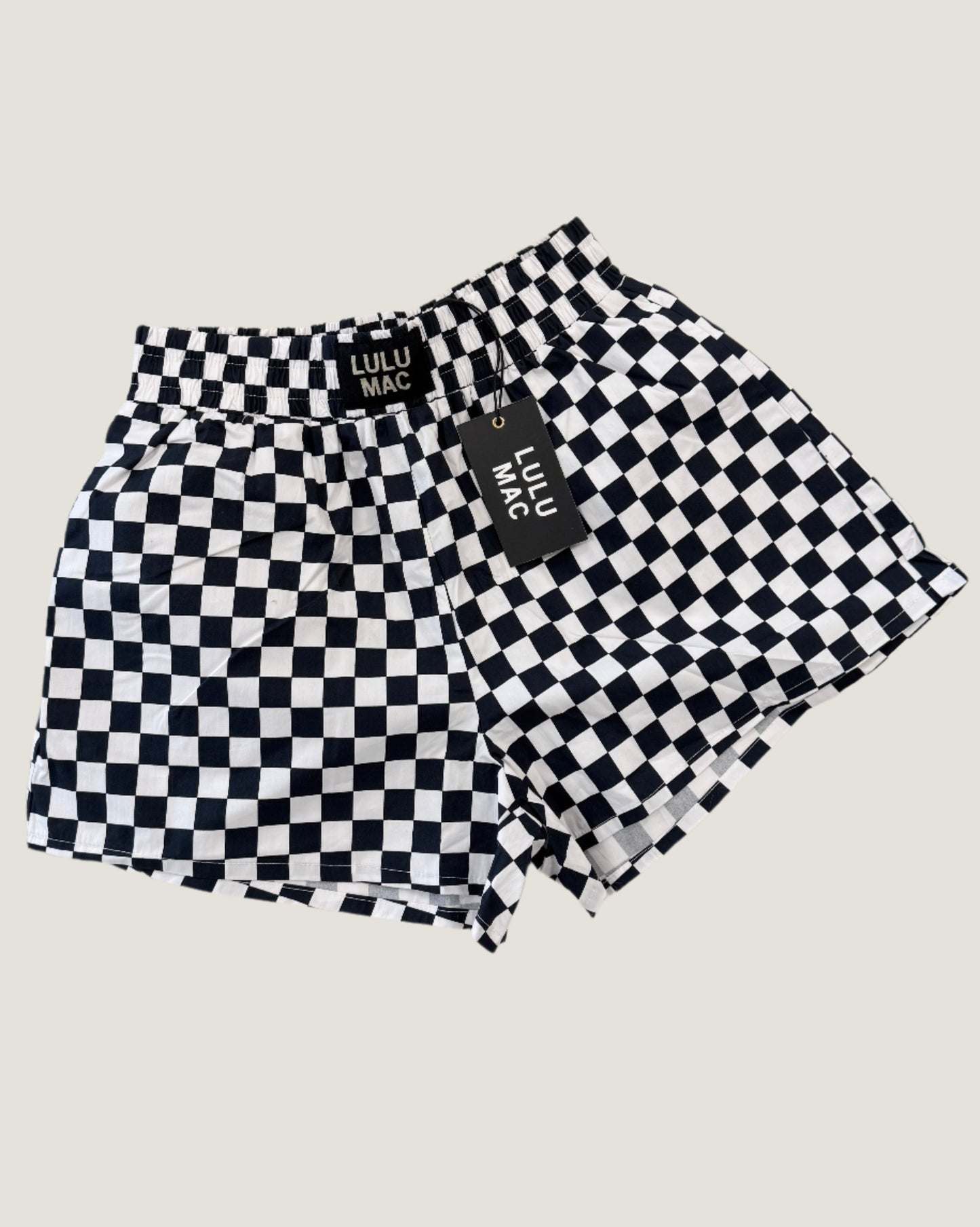 Checkered Lulu Mac Shorts