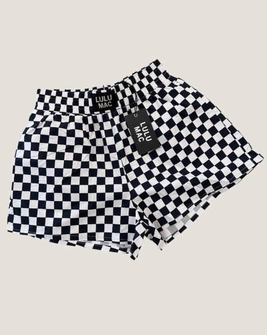 Checkered Lulu Mac Shorts