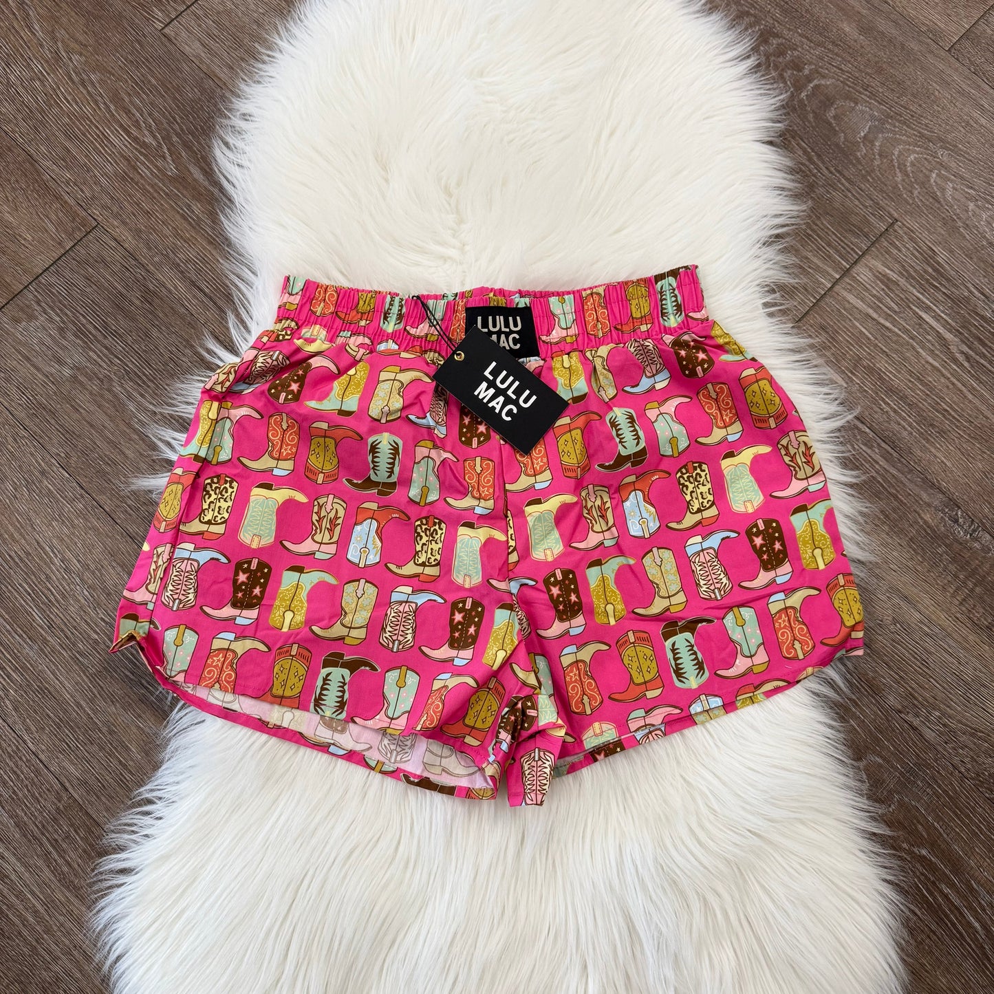 Cowboy Boot Lulu Mac Shorts