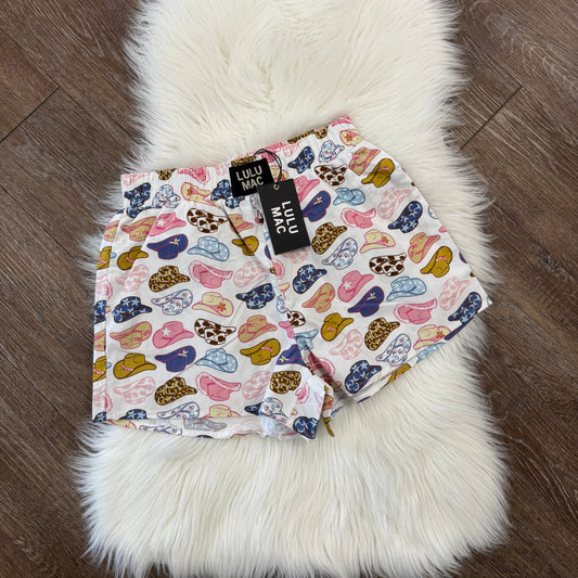 Cowboy Hat Lulu Mac Shorts
