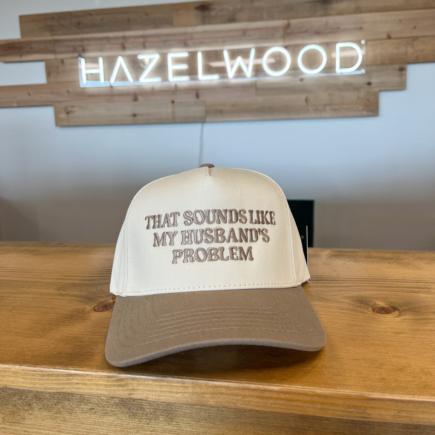 Husbands Problem Hat - Beige