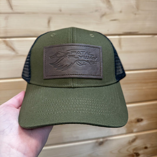 Dark Leather Fatal Flyway - Green