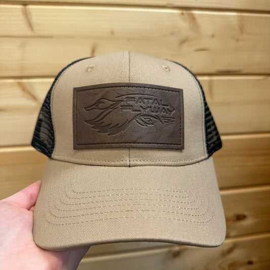 Dark Leather Fatal Flyway - Beige