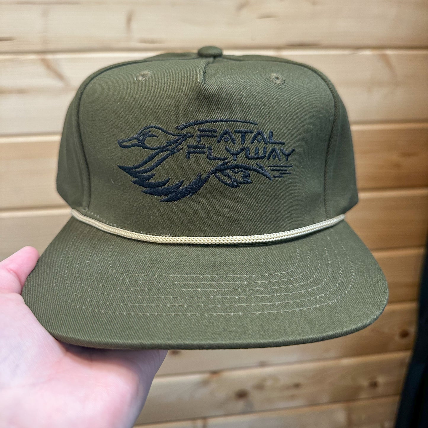 Fatal Flyway Embroidered Logo Hat - Green