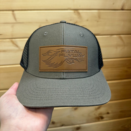 Fatal Flyway Leather Square - Gray