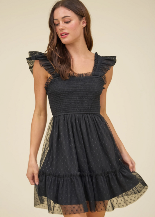 Black Polka Dot