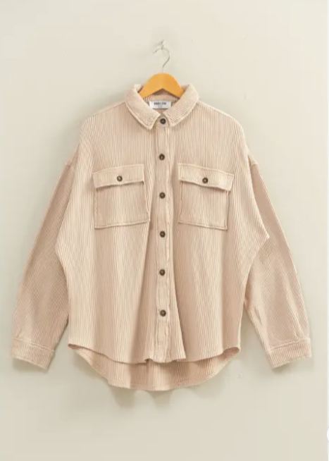 Taupe Shacket